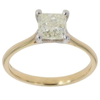18ct Yellow Gold 1.25ct Tinted Diamond Solitaire Ring