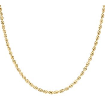 9ct Yellow Gold Rope Chain 22"