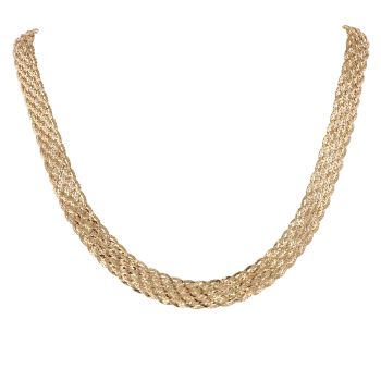 18ct Yellow Gold Fancy Chain 18"