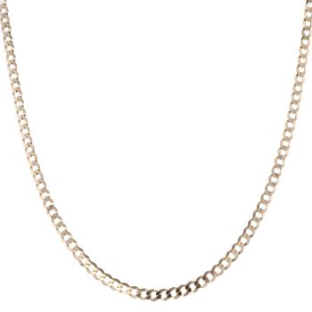9ct Yellow Gold Curb Chain 18"