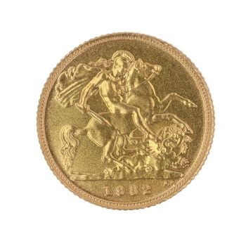 1982 Elizabeth II Half Sovereign Coin