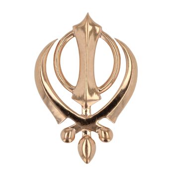 22ct Rose Gold Khanda Fancy Pendant