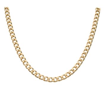 9ct Yellow Gold Curb Chain 20"