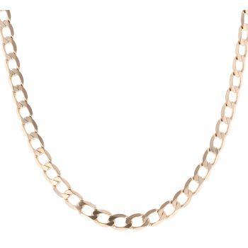 9ct Yellow Gold Curb Chain 20"