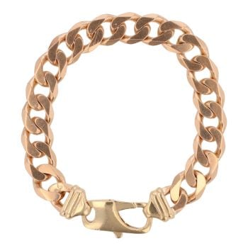 9ct Yellow Gold Curb Bracelet 9"