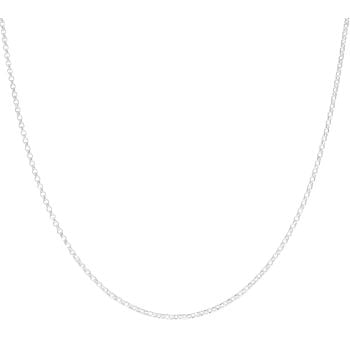 Silver Belcher Chain 18" By Icesia