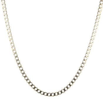 9ct Yellow Gold Curb Chain 22"