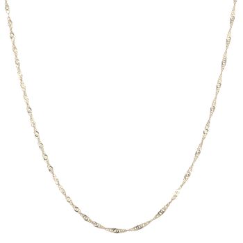 9ct Yellow Gold Twist Chain 18"