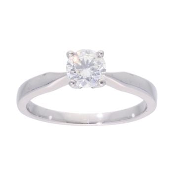 Platinum 0.50ct Diamond Solitaire Ring