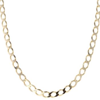 9ct Yellow Gold Curb Chain 24"