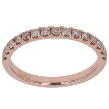 18ct Rose Gold 0.28ct Diamond Eternity Ring