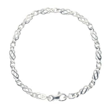Silver Celtic Bracelet 7" By Icesia