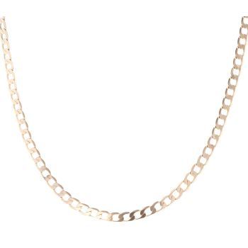 9ct Yellow Gold Curb Chain 20"