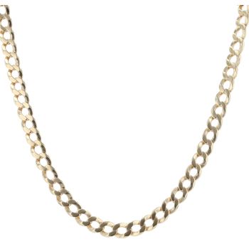 9ct Yellow Gold Curb Chain 24"
