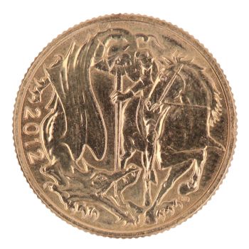 2012 Elizabeth II Fourth Portrait UK Full Sovereign Coin