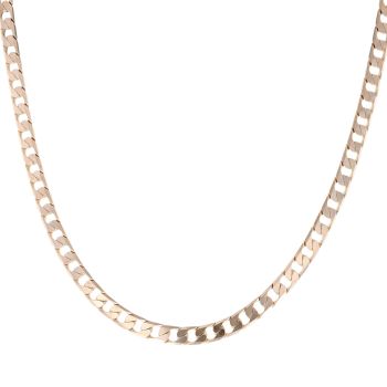 9ct Yellow Gold Curb Chain 20"