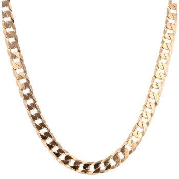 9ct Yellow Gold Curb Chain 20"