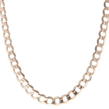 9ct Yellow Gold Curb Chain 20"
