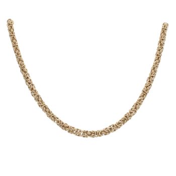 9ct Yellow Gold Byzantine Chain 20"