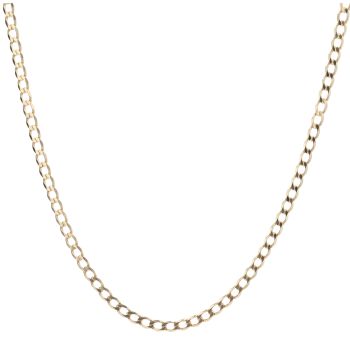 9ct Yellow Gold Curb Chain 20"