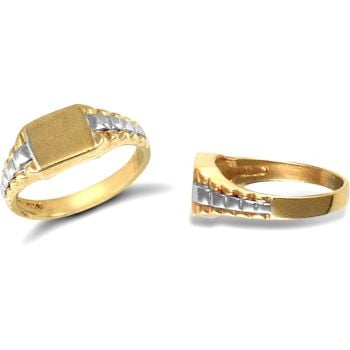 9ct Yellow Gold Children's Signet Ring