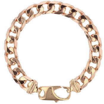 9ct Yellow Gold Curb Bracelet 9"