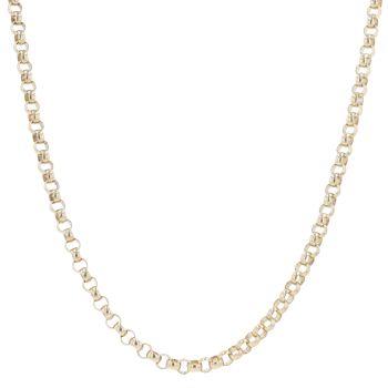 9ct Yellow Gold Belcher Chain 24"