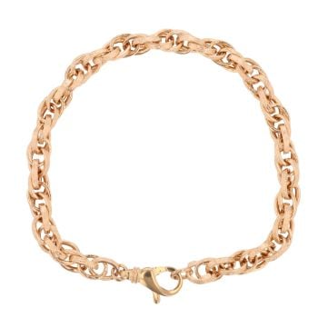 9ct Yellow Gold Fancy Bracelet 7.5"