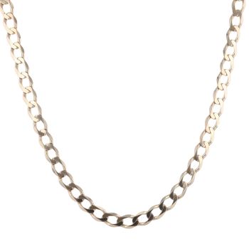 9ct Yellow Gold Curb Chain 20"