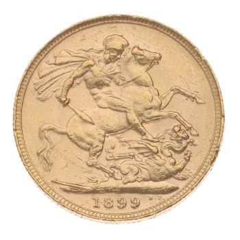 1899 Victoria Full Sovereign Coin