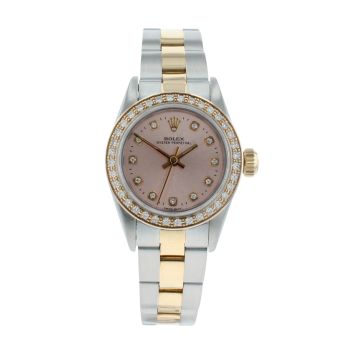 Rolex Custom Oyster Perpetual Pre Owned Watch Ref 67243