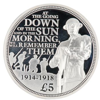 2014 The Centenary of The First World War UK Coin Boxed