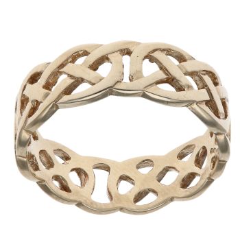 9ct Yellow Gold Plain Celtic Ring
