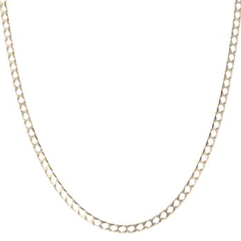9ct Yellow Gold Curb Chain 20"