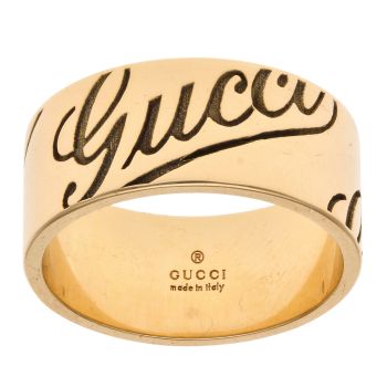 18ct Yellow Gold 9mm Gucci Band
