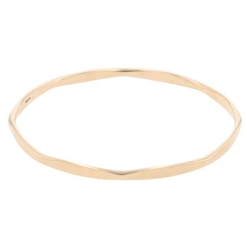 9ct Yellow Gold Octagon Bangle