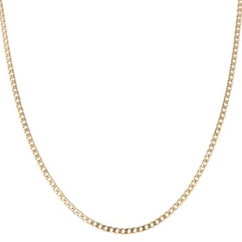 18ct Yellow Gold Curb Chain 18"