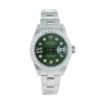 Rolex Custom Oyster Perpetual Date Pre Owned Watch Ref 79160