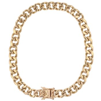 9ct Yellow Gold Curb Bracelet 8.5"