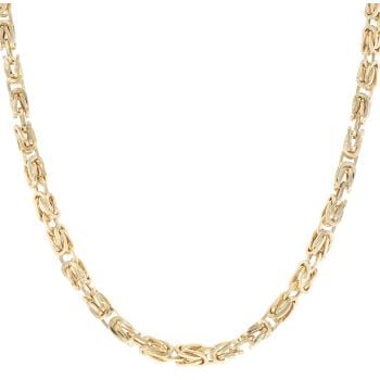 14ct Yellow Gold Byzantine Chain 24"