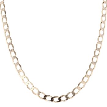 9ct Yellow Gold Curb Chain 20"