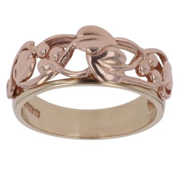 9ct Yellow and Rose Gold Tree Of Life Clogau Ring