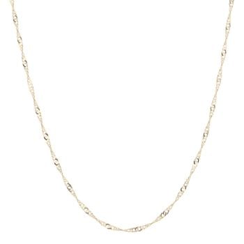 9ct Yellow Gold Twist Chain 18"