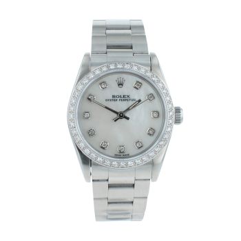 Rolex Custom Oyster Perpetual Pre Owned Watch Ref 67480