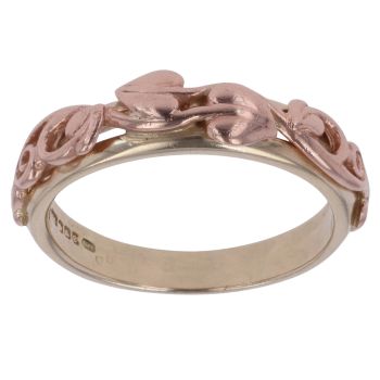 9ct Yellow and Rose Gold Tree Of Life Clogau Ring