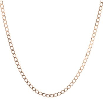 9ct Yellow Gold Curb Chain 20"