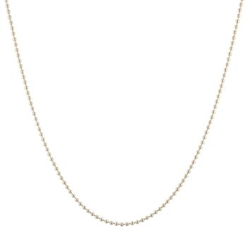 9ct Yellow Gold Bead Chain 22"
