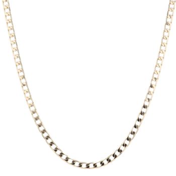 9ct Yellow Gold Curb Chain 18"