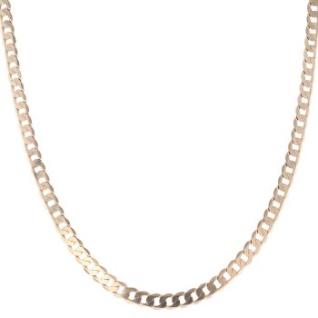 9ct Yellow Gold Curb Chain 20"