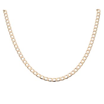 9ct Yellow Gold Curb Chain 20"